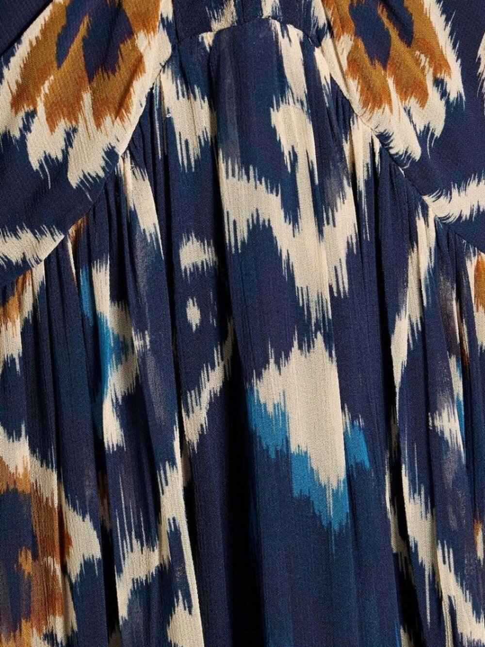 FARM RIO Pineapple Ikat Blue Maxi Dress (SIZE M) - Picture 7 of 7
